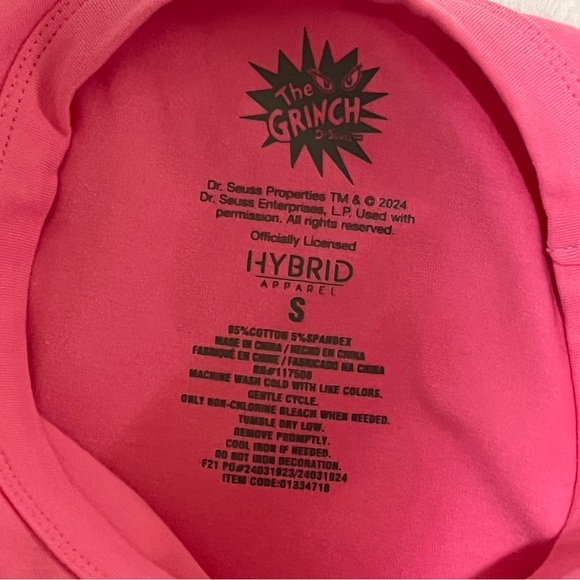 Hybrid Apparrel FOREVER 21 Womens Short Sleeve Cropped Knit Baby Tee In My Grinc - Picture 3 of 6